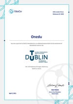 Technological University Dublin Certificate