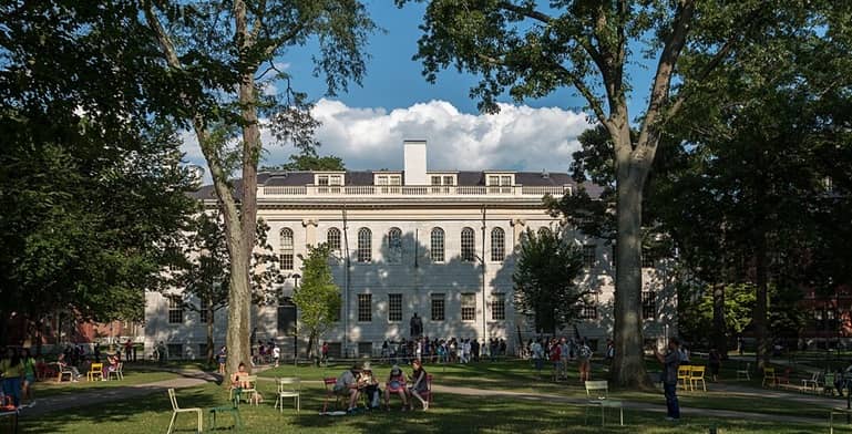 Harvard Üniversitesi, Harvard Yard in Summer, Cambridge, Massachusetts