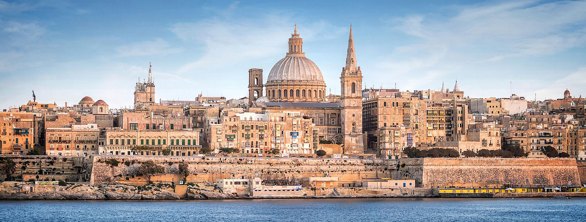 Malta denizden manzara